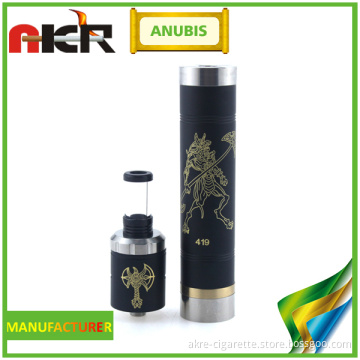 2014 Best Sell E Cigarette Kit Mechanical Mod Anubis Kit Huge Vapor